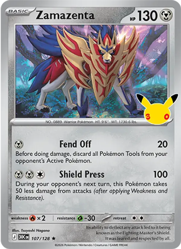 Zamazenta #107 — 30th Celebration