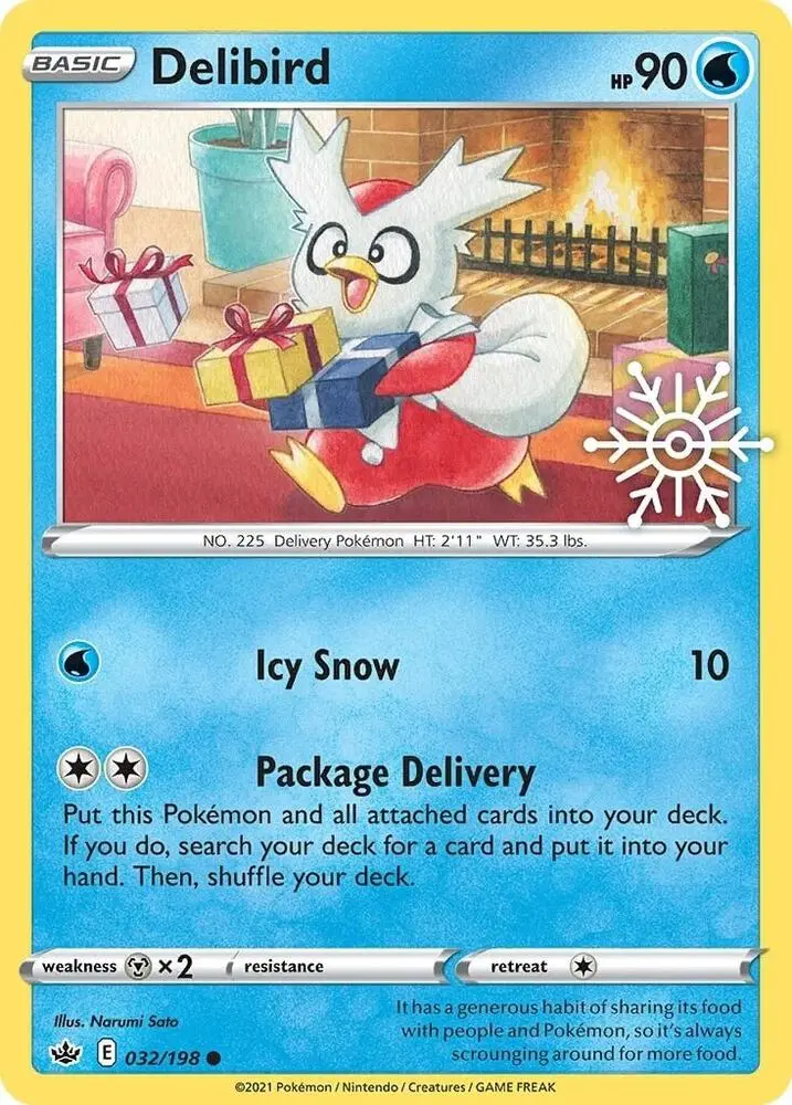 Carte Pokémon Cadoizo #032 Stamp — Règne de Glace