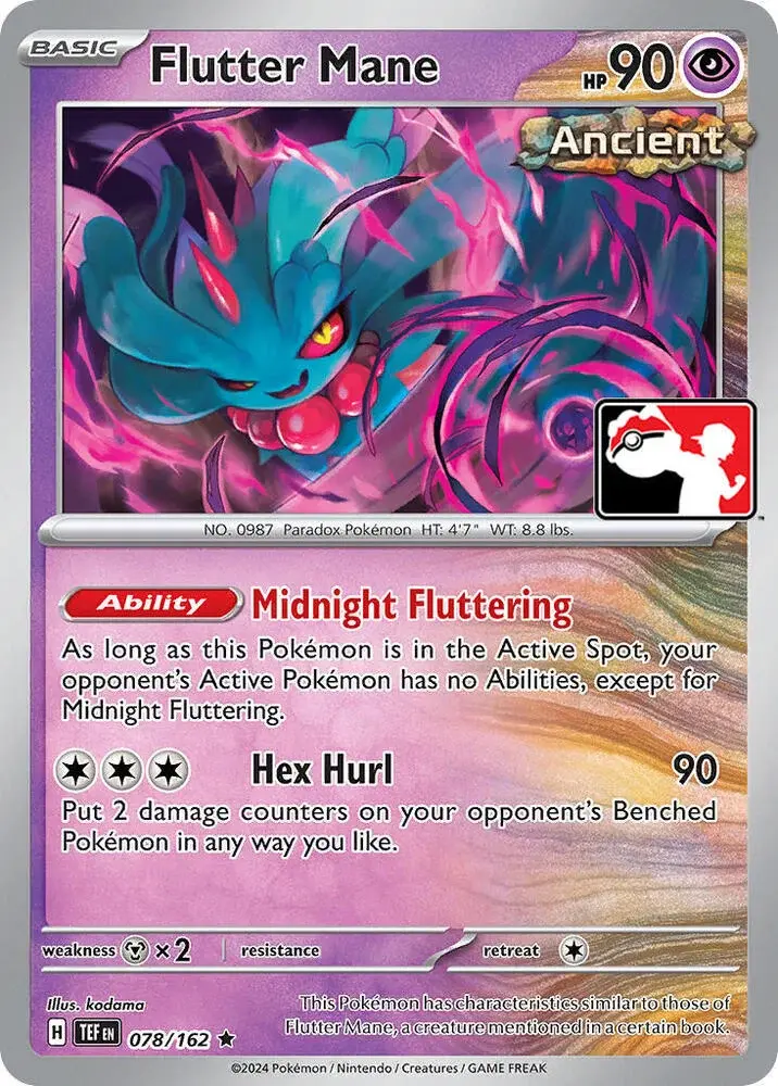 Carte Pokémon Flotte-Mèche #078/162 S5 — Play! Pokémon Prize Pack Series