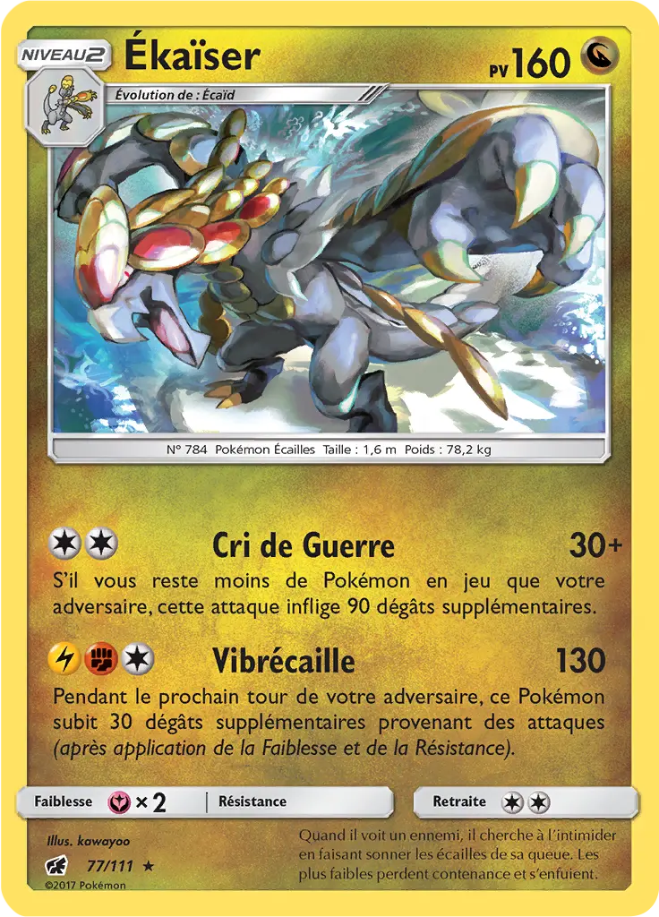 Carte Pokémon Ékaïser #077 Cracked Ice — Invasion Carmin