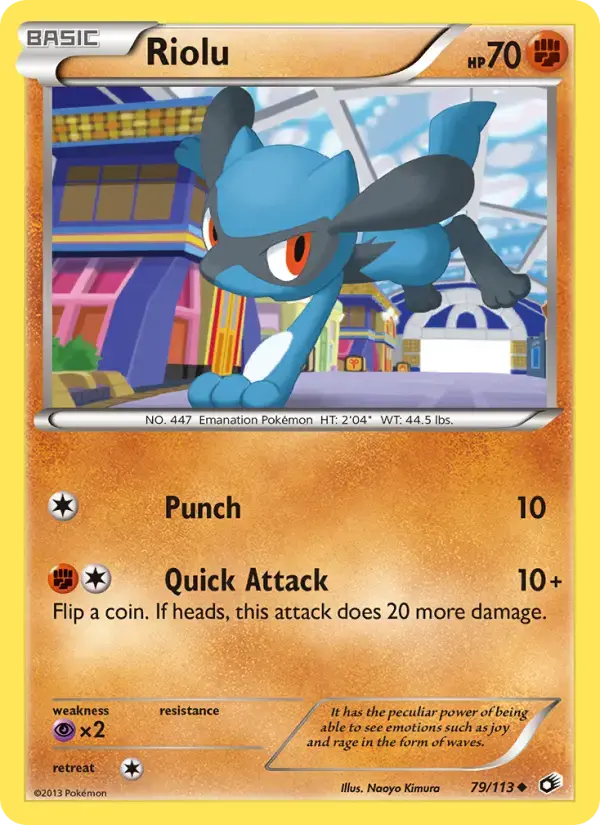 Carte Pokémon Riolu #79 — Trésors Légendaires