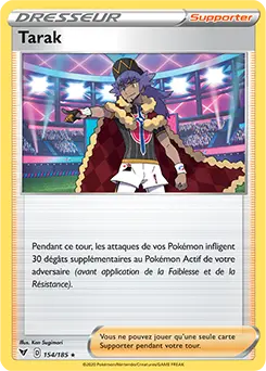 Carte Pokémon Tarak #154 Non Holo — Voltage Éclatant