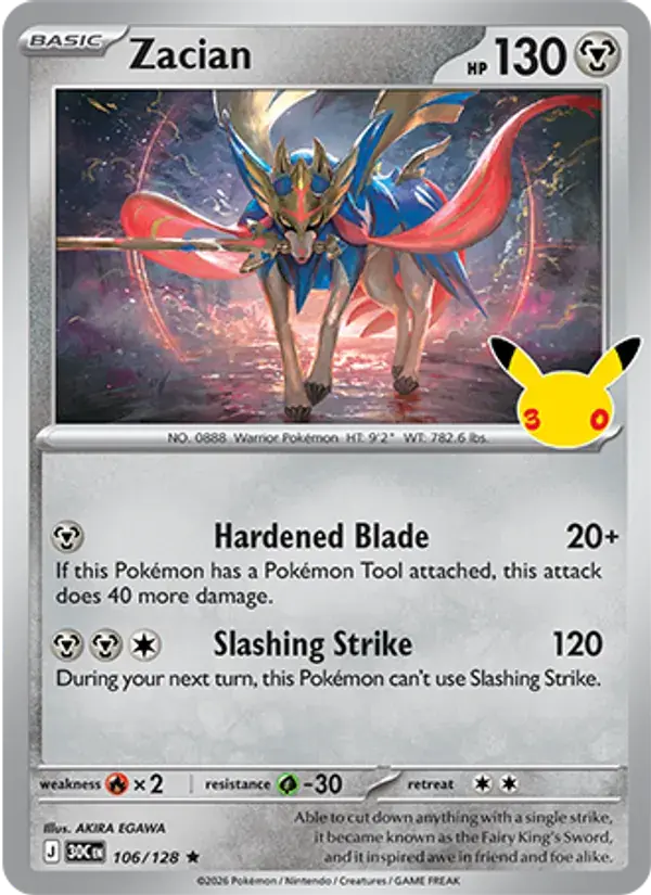 Zacian #106 — 30th Celebration