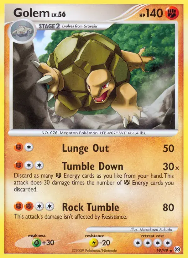 Carte Pokémon Grolem #19 — Arceus