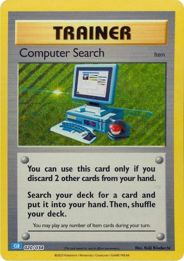 Carte Pokémon Computer Search #020 — Deck Tortank & Suicune-ex