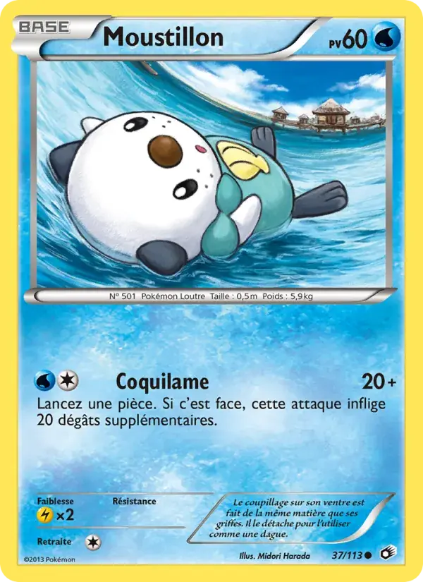 Carte Pokémon Moustillon #37 — Trésors Légendaires