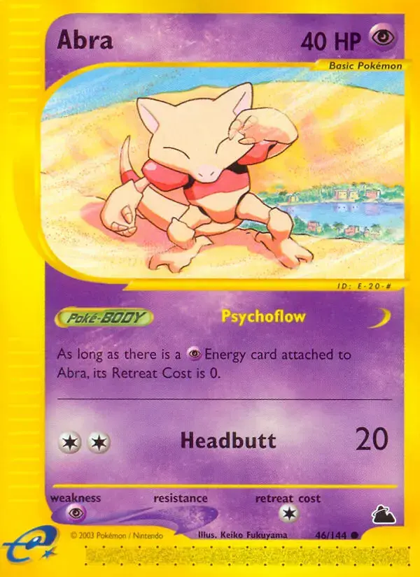 Carte Pokémon Abra #46 — Skyridge