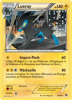 Carte Pokémon Luxray #046 Cracked Ice — Destinées Futures