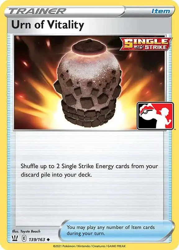 Urn of Vitality #139/163 S1 — Play! Pokémon Prize Pack Series