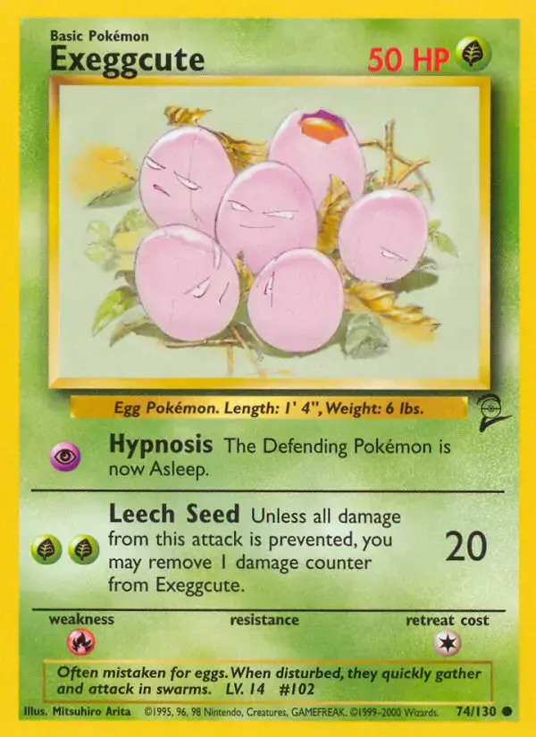 Carte Pokémon Noeunoeuf #74 — Base Set 2