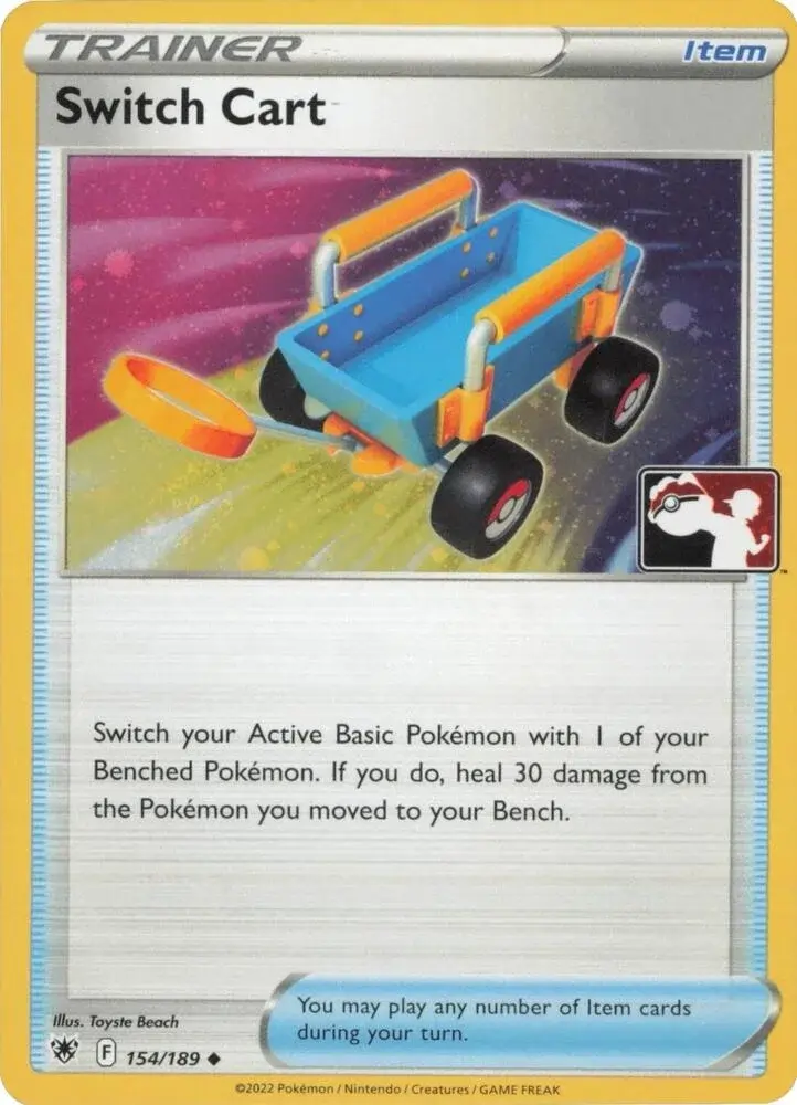 Switch Cart #154/189 S3 — Play! Pokémon Prize Pack Series