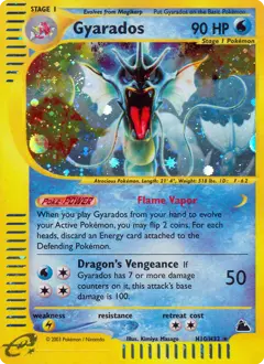 Carte Pokémon Léviator #H10 — Skyridge