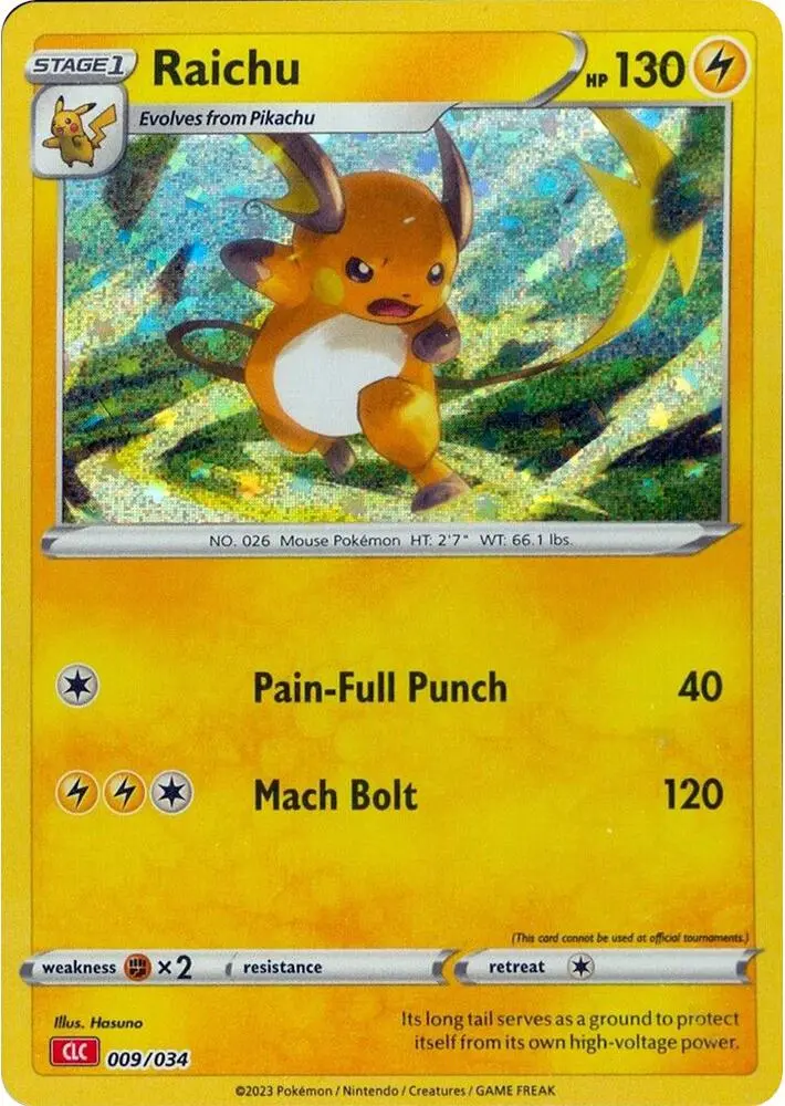 Carte Pokémon Raichu #009 — Deck Dracaufeu & Ho-Oh-ex