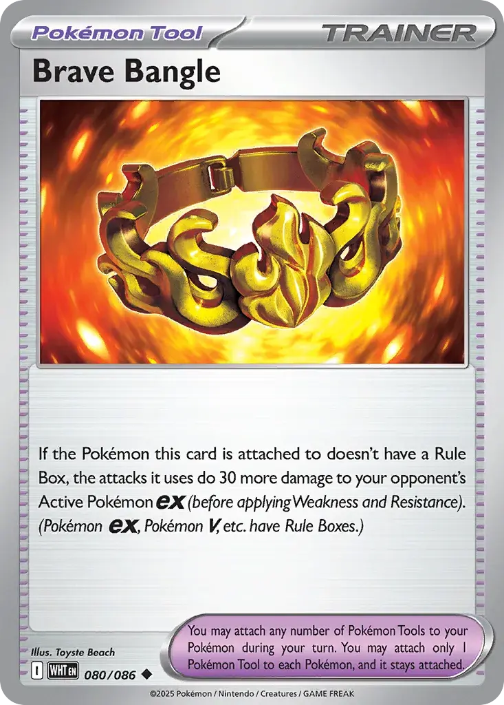 Brave Bangle #080/086 S9 — Play! Pokémon Prize Pack Series