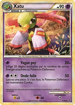 Carte Pokémon Xatu #011 Cracked Ice — Déchaînement