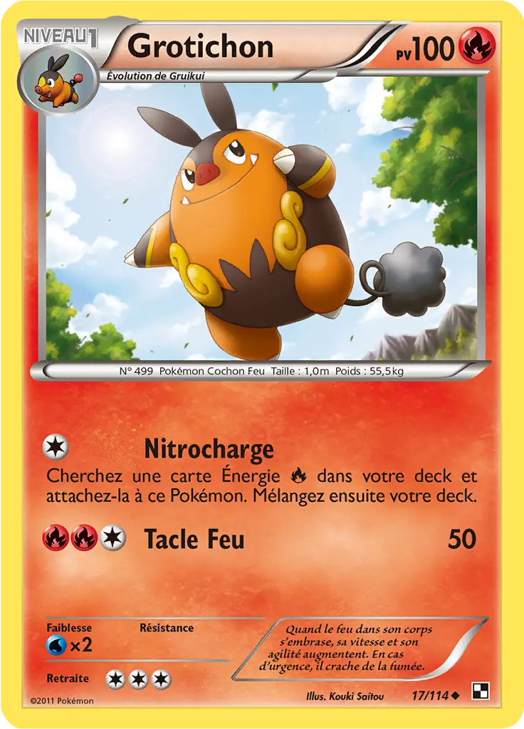 Carte Pokémon Grotichon #017 Cracked Ice — Noir et Blanc