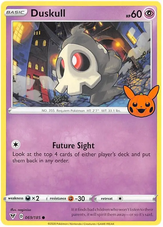 Carte Pokémon Duskull #069 — Trick or Trade BOOster Bundle 2023