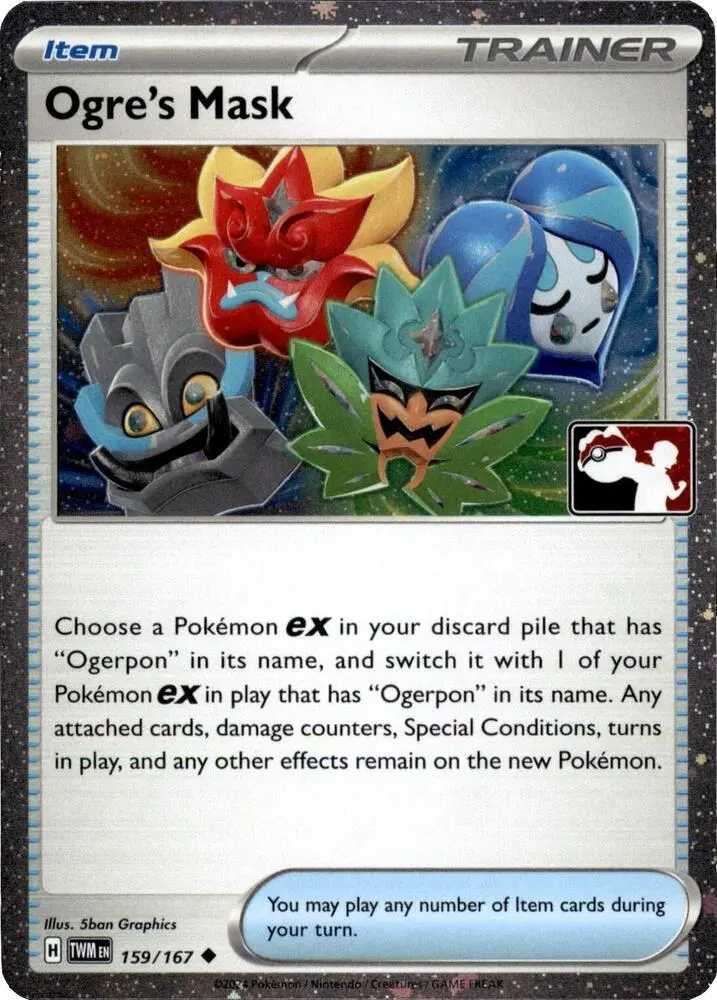 Ogre's Mask #159/167 S6 — Play! Pokémon Prize Pack Series