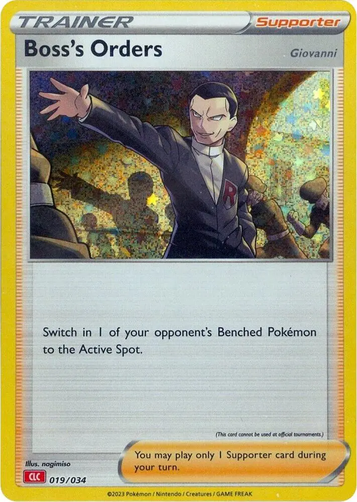 Carte Pokémon Boss's Orders #019 — Deck Dracaufeu & Ho-Oh-ex