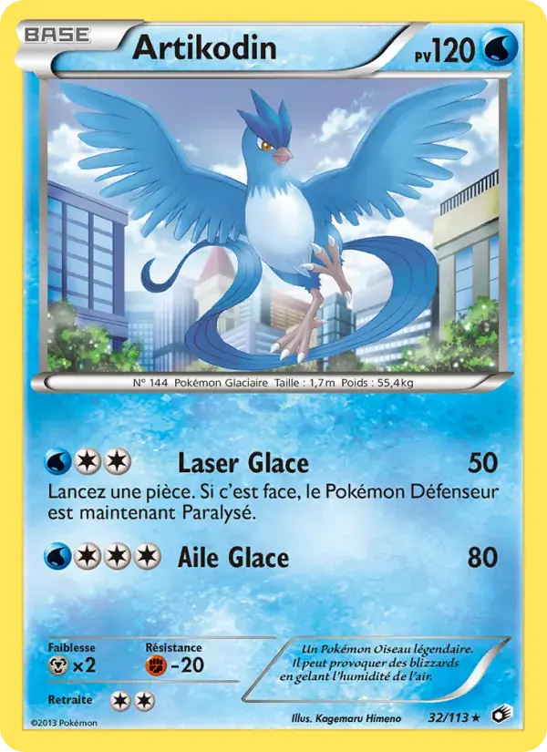 Carte Pokémon Artikodin #32 — Trésors Légendaires