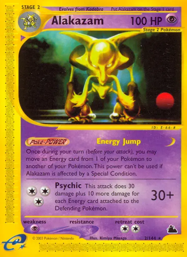 Carte Pokémon Alakazam #2 — Skyridge