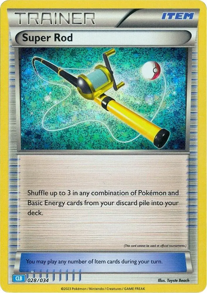 Carte Pokémon Super Rod #028 — Deck Tortank & Suicune-ex
