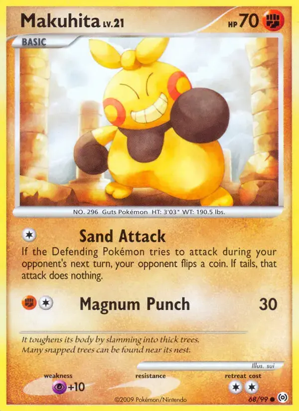 Carte Pokémon Makuhita #68 — Arceus