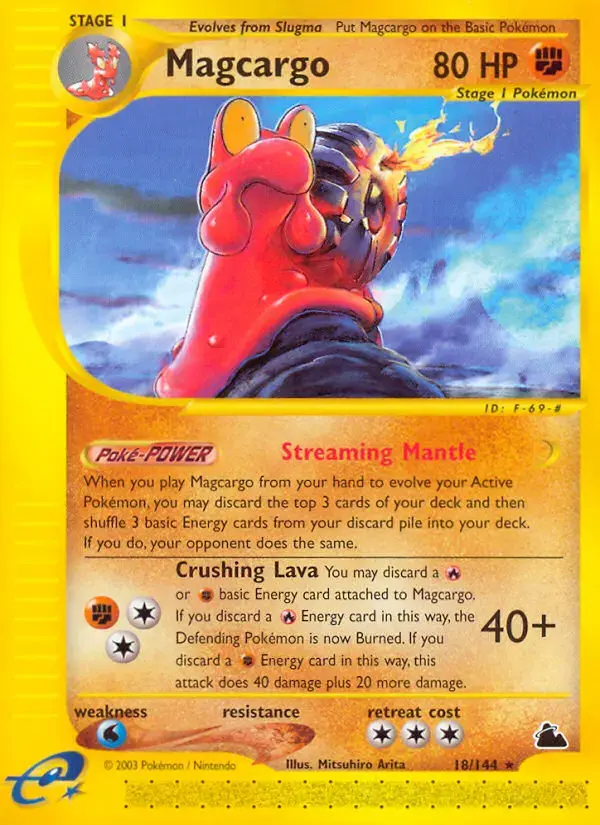 Carte Pokémon Volcaropod #18 — Skyridge