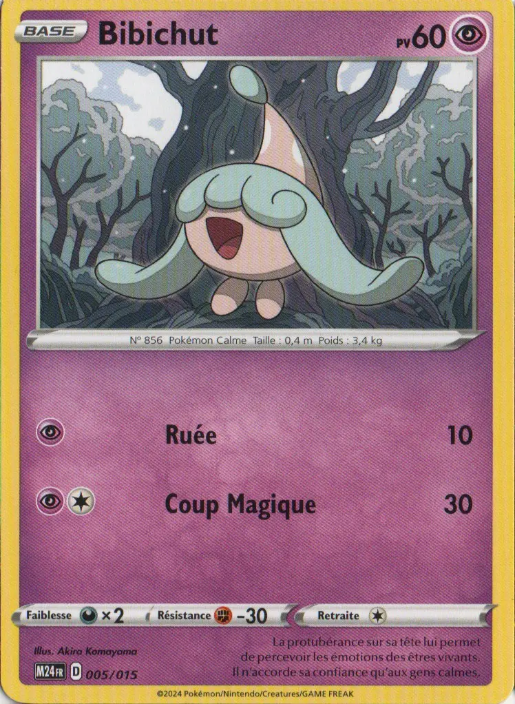 Carte Pokémon Bibichut #5 — 2024 Promo McDonald's