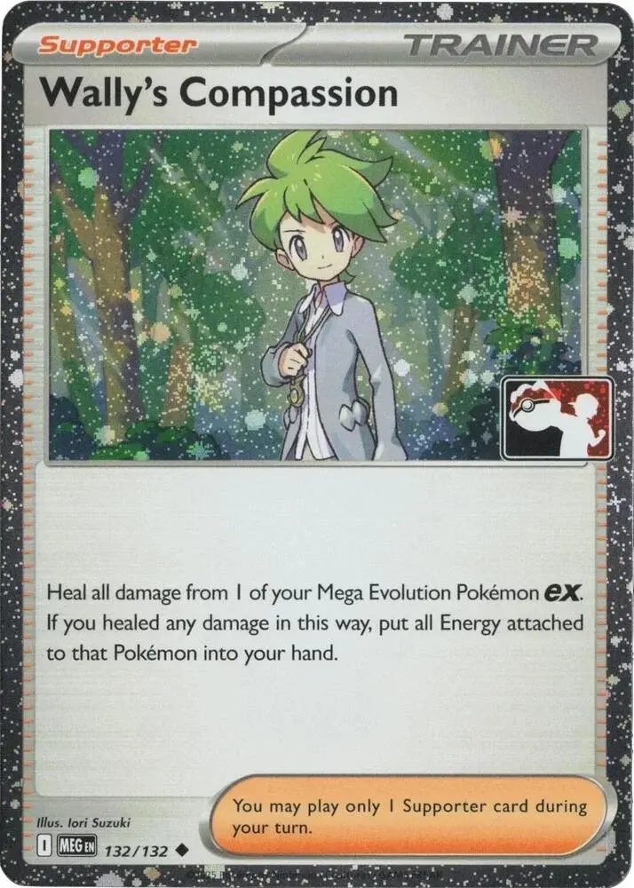 Wally's Compassion #132/132 S8 — Play! Pokémon Prize Pack Series