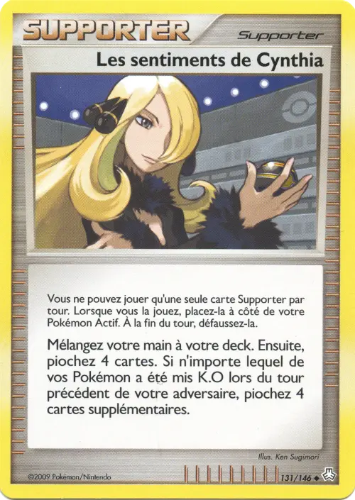 Carte Pokémon Les sentiments de Cynthia #131 Cosmos — Éveil des Légendes