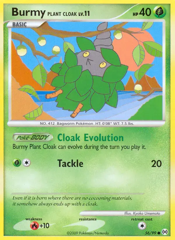 Carte Pokémon Cheniti Plant Cloak #56 — Arceus