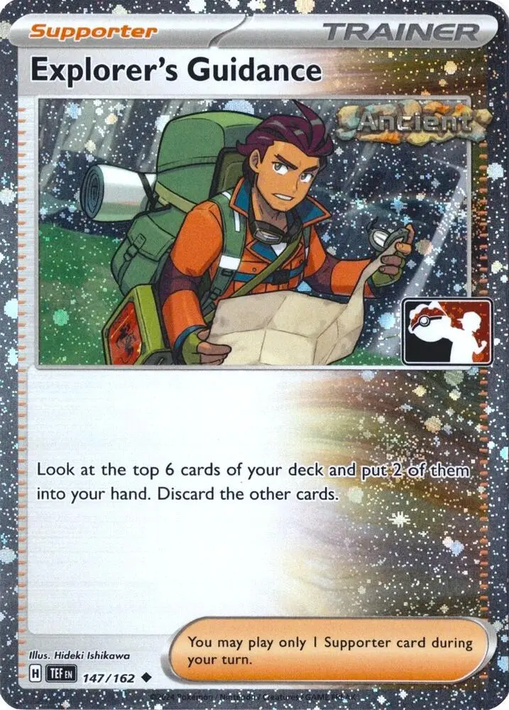 Explorer's Guidance #147/162 S6 — Play! Pokémon Prize Pack Series