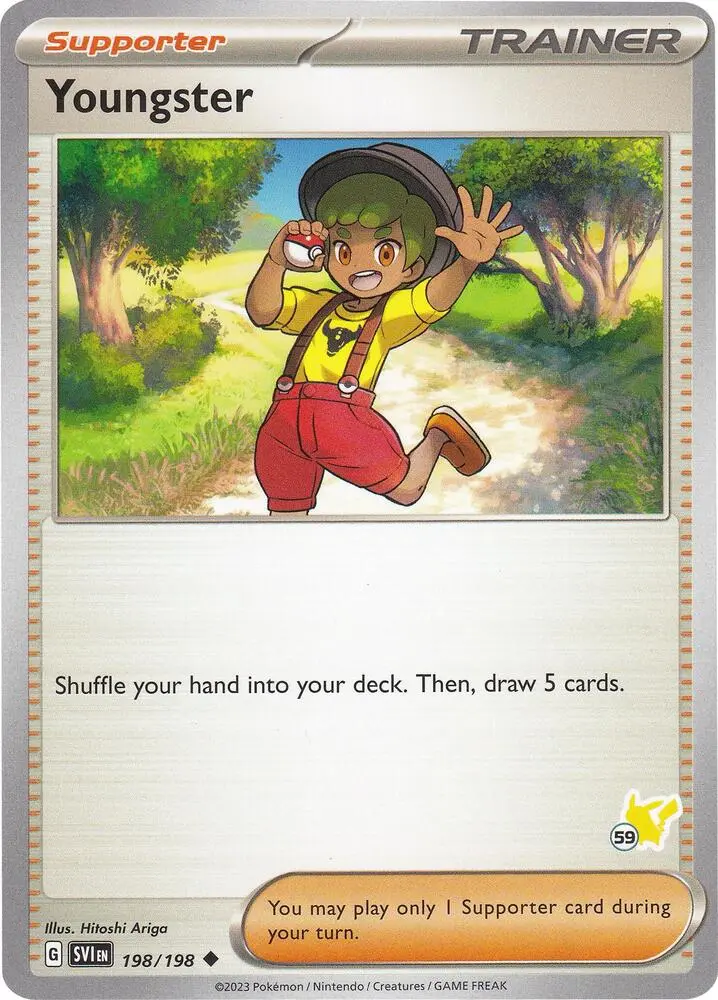 Youngster #Pikachu 59 — Battle Academy 2024