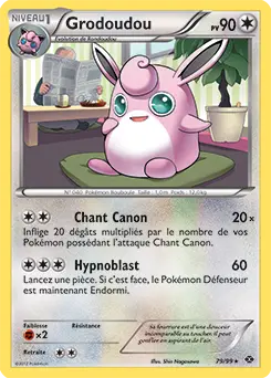 Carte Pokémon Grodoudou #079 Cosmos — Destinées Futures