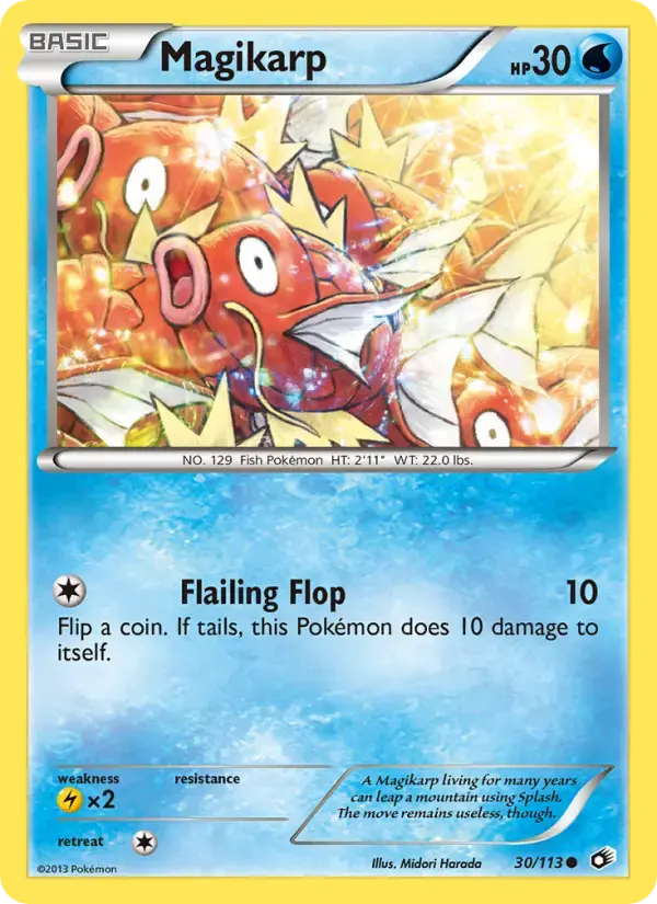 Carte Pokémon Magikarp #30 — Trésors Légendaires