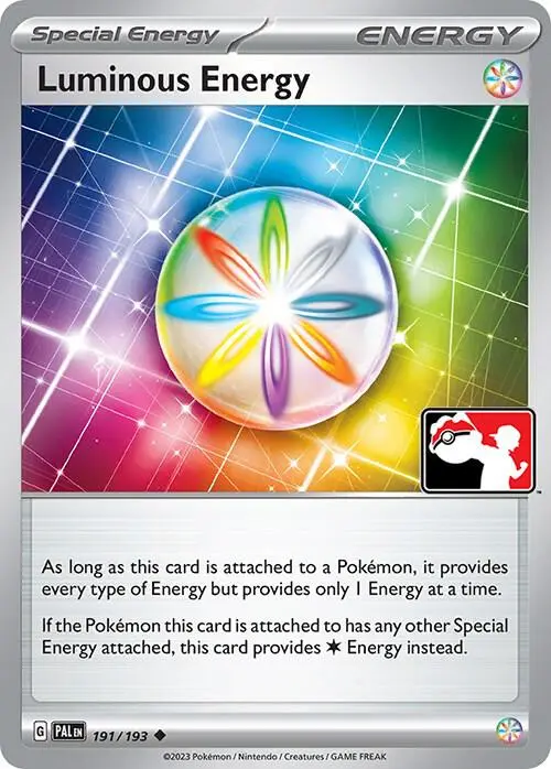 Luminous Energy #191/193 S4 Holo — Play! Pokémon Prize Pack Series