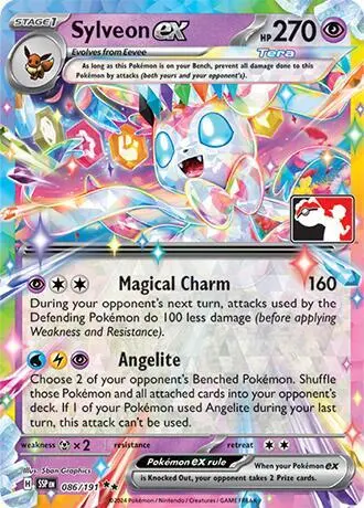 Sylveon ex #086/191 S7 — Play! Pokémon Prize Pack Series