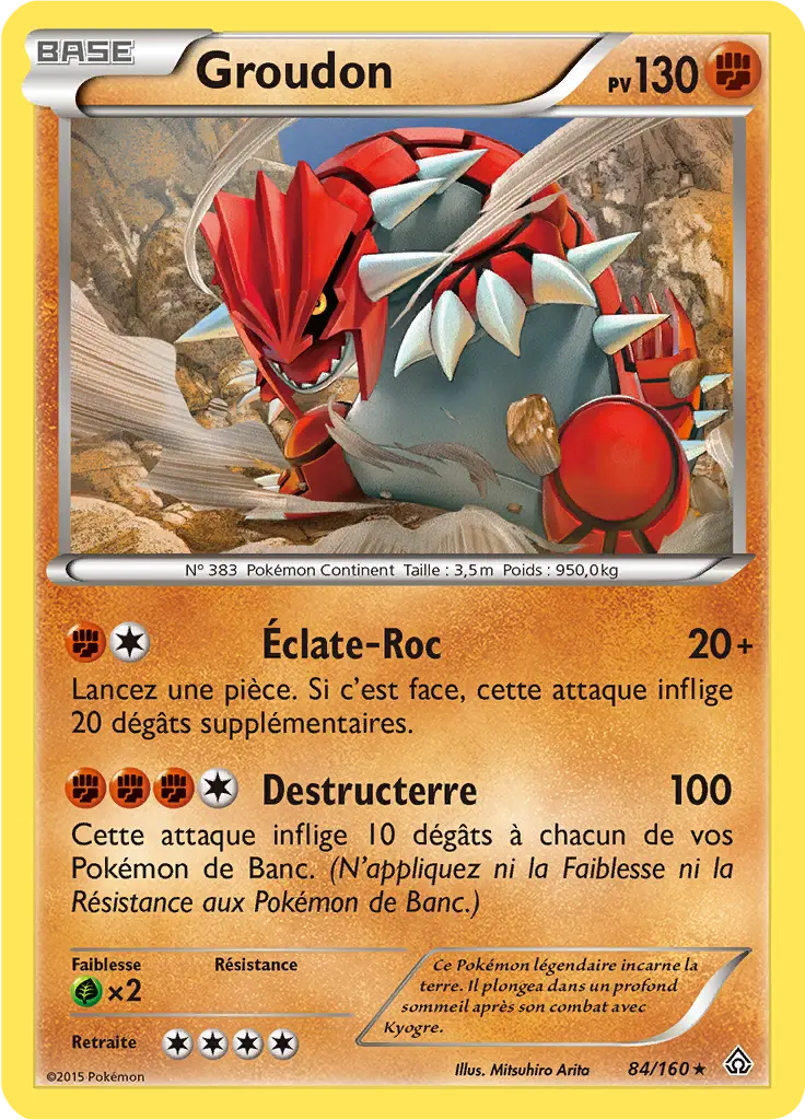 Carte Pokémon Groudon #084 Cosmos — Primo-Choc