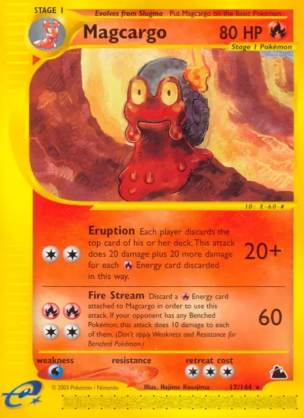 Carte Pokémon Volcaropod #17 — Skyridge