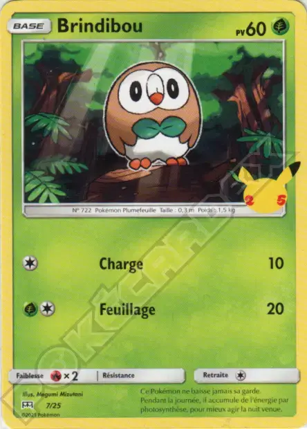 Carte Pokémon Brindibou #7 — 2021 Promo McDonald's