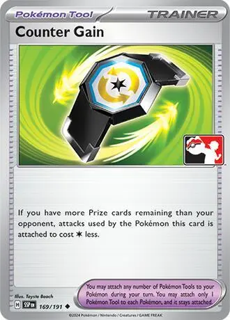 Counter Gain #169/191 S7 — Play! Pokémon Prize Pack Series