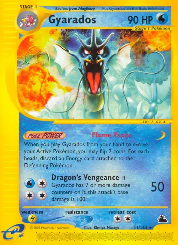 Carte Pokémon Léviator #11 — Skyridge