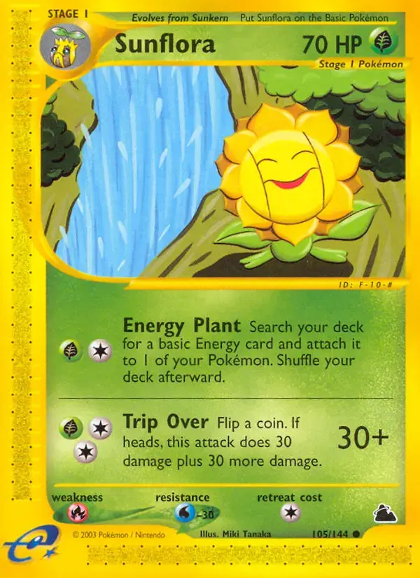 Carte Pokémon Héliatronc #105 — Skyridge