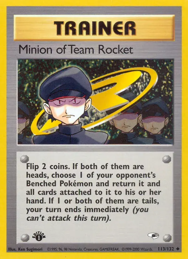 Carte Pokémon Minion of Team Rocket #113 — Gym Heroes