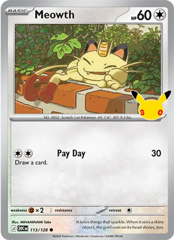 Meowth #113 — 30th Celebration