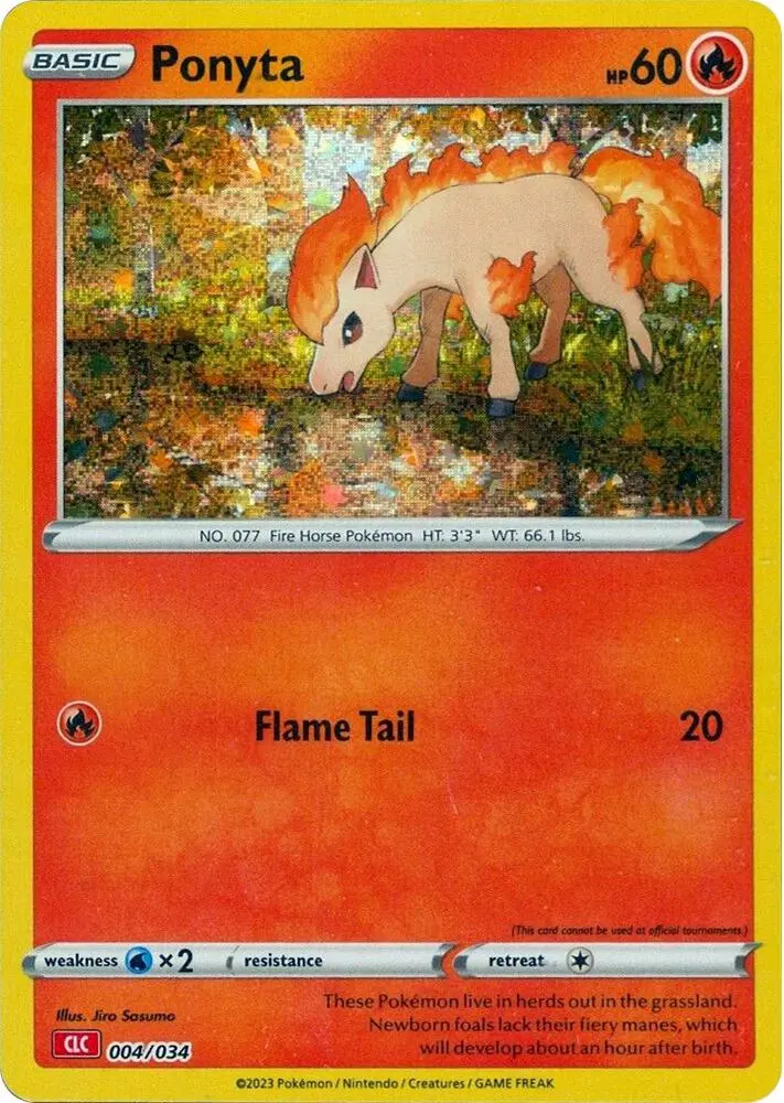 Carte Pokémon Ponyta #004 — Deck Dracaufeu & Ho-Oh-ex