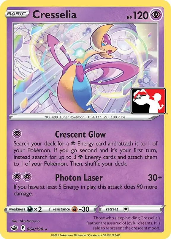 Cresselia #064/198 S1 — Play! Pokémon Prize Pack Series