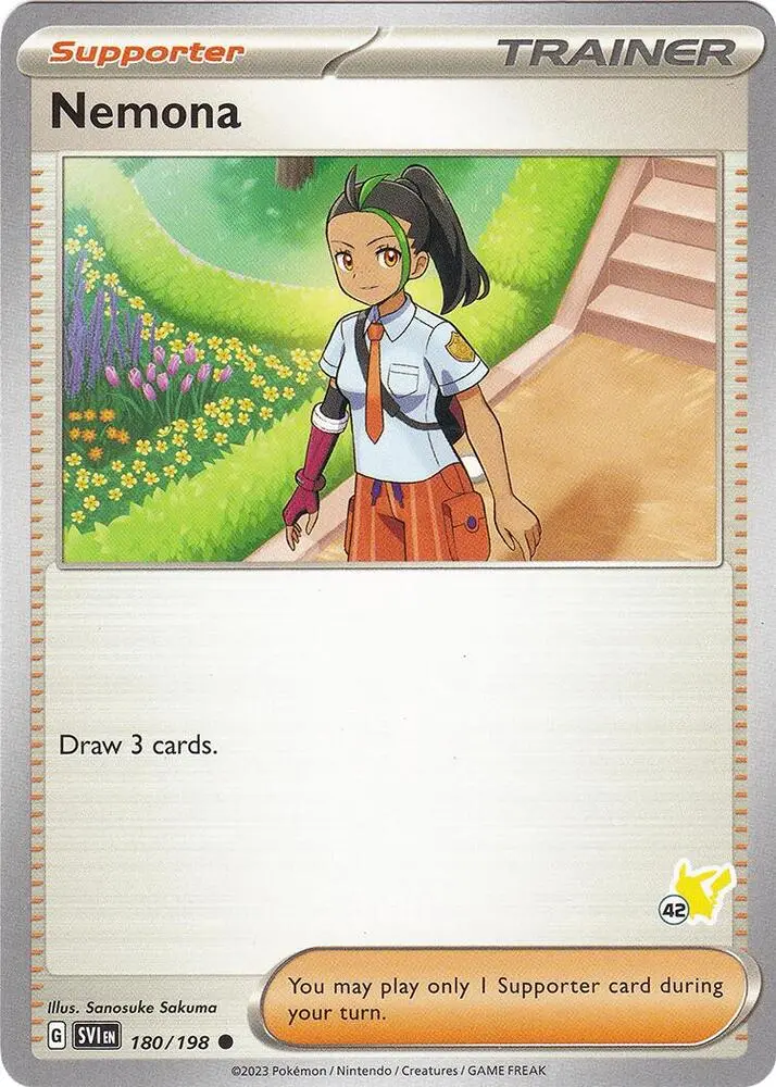 Nemona #Pikachu 42 — Battle Academy 2024