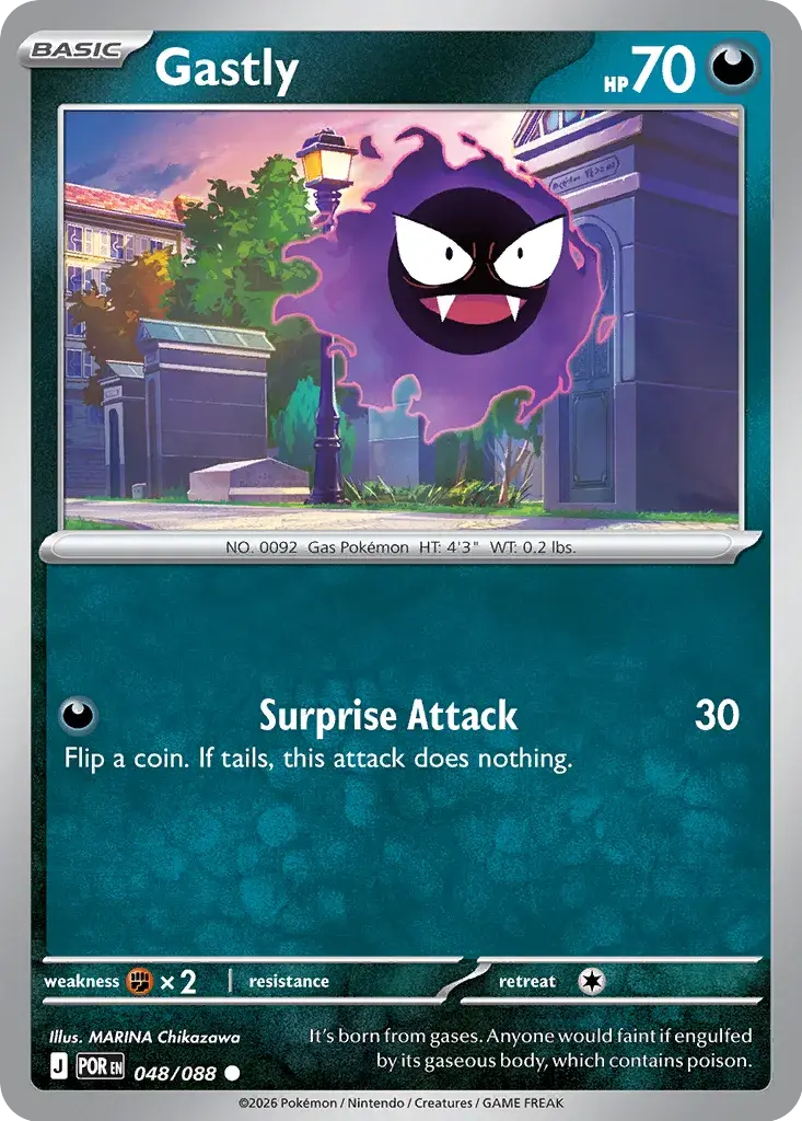 Gastly #048/088 S9 — Play! Pokémon Prize Pack Series